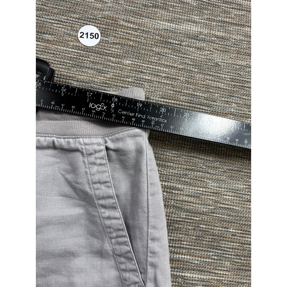 Gap Rib Pull On Shorts Womens Size XL Gray Garment Dye Drawstring - Picture 7 of 9
